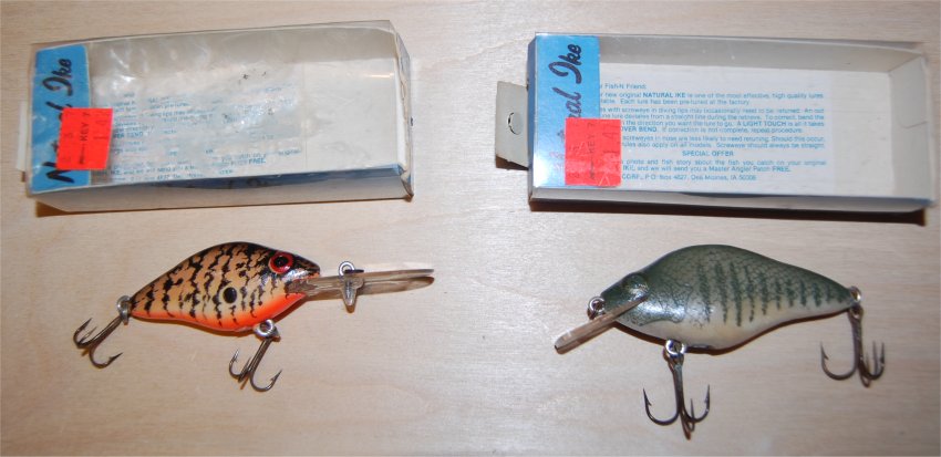 Lazy Ike Corporation - Two boxed Lazy Ike lures - Click Image to Close